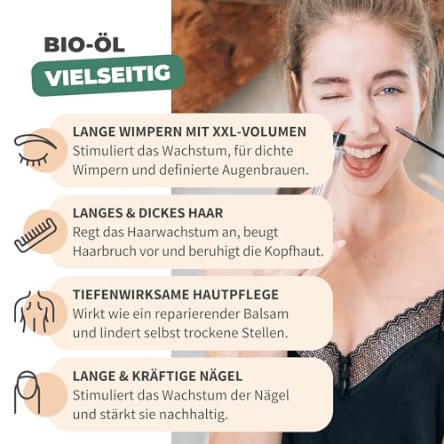 Rizinusöl Bionoble Bio 100ml, 100% rein, kaltgepresst, vegan