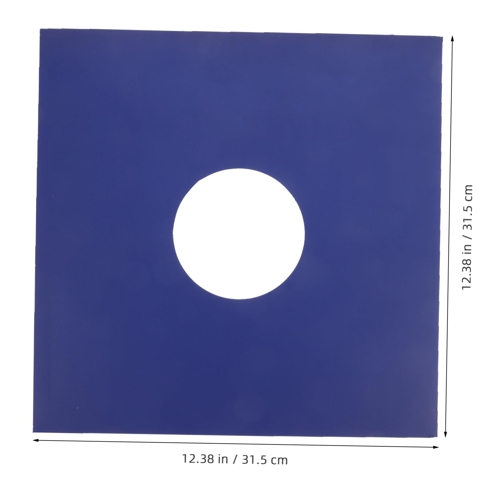 Alasum Busta Protettiva per Dischi in Vinile 12 Pollici in Carta Kraft Blu | Confezione da 10 Pezzi, Copertina Esterna per Dischi, Formato Sostitutivo, Protezione Antipolvere per Album