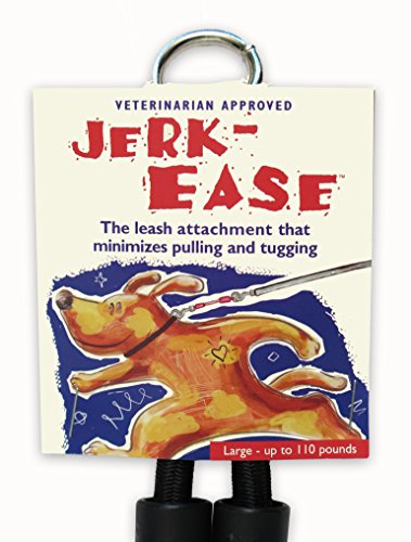 Jerk-Ease Bungee Dog Leash Extension - Large Black - Thumbnail 4