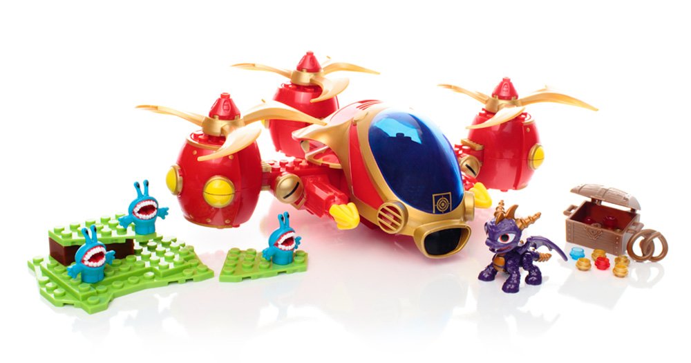 Amazon.com: Mega Bloks Skylanders Arkeyan Copter Attack : Toys & Games