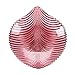 YYQIANG Fruit Basket Fruit Forme Feuille Vaisselle Plateau Snack ménagers en Plastique Salon Assiette, Rangement (Color : Pink, Size : Large)