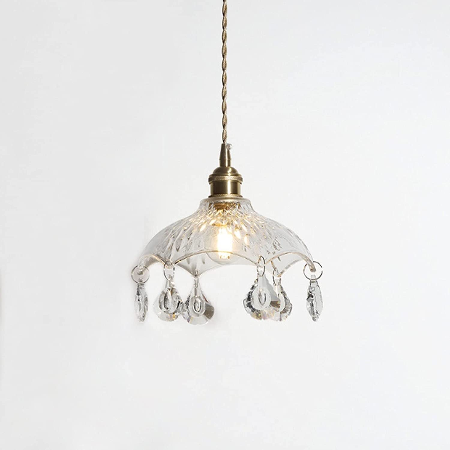 Lustre en verre compact pour sublimer les petits espaces sombres sans encombrer