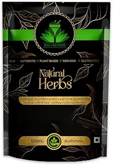 SAI HERBS Tongkat Ali Ayurvedic Powder with Safed Musli Powder, Kaunch Powder, Ashwagandha Powder - Longjack - Malaysian Ginseng - Herbal Powder - Pure & Natural (250 Grams)