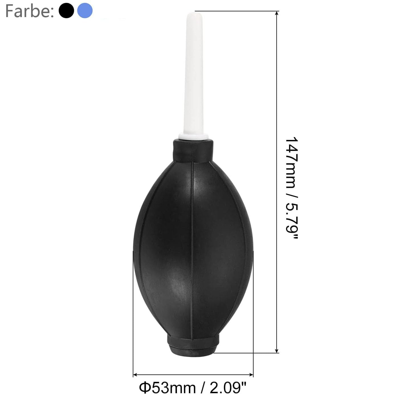 Soffiatori D'Aria Manuali In Gomma | 2 Pezzi Con Spazzola | Per Pulizia Fotocamera, Tastiere, Oggetti Delicati - Foto 13
