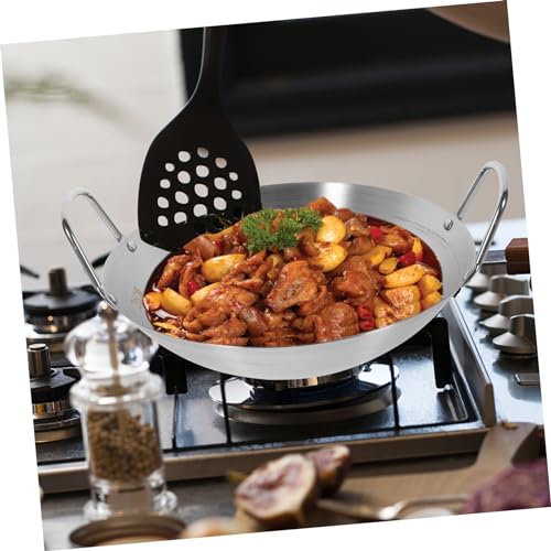 Wok redondo de acero inoxidable UKCOCO miniatura 4