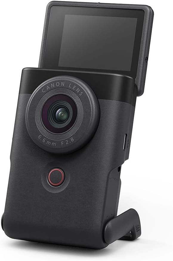 Canon PowerShot V10 Cámara de Vlogging 4K con Pantalla Giratoria y Kit miniatura 2