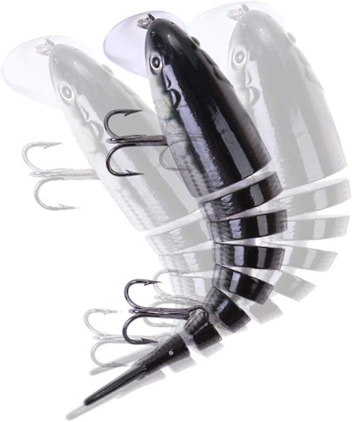 メタルジグ ルアー 6ピース/セットミニョウ釣りルアーズ3D目のタックルトップウォーターマルチジョイント人工水泳 飛距離