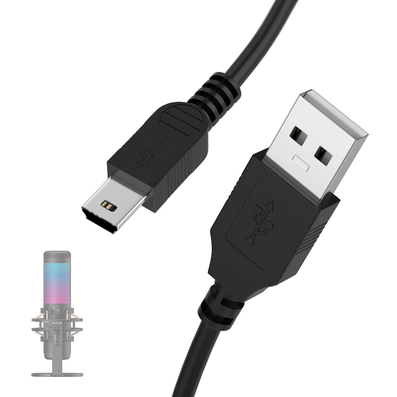 Amazon.co.jp: Arzweyk USB-A - Mini-USB マイクケーブル マイクコード