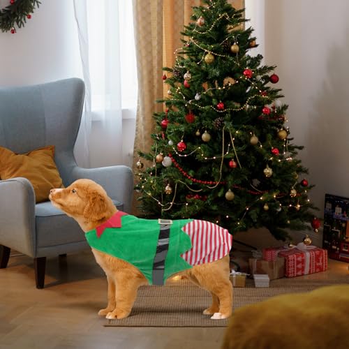 Disfraz de Duende Navideño para Perros Verde XXL miniatura 7