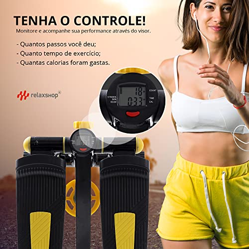 Mini Stepper Simulador Caminhada Exercício Pernas Glúteos Fitness