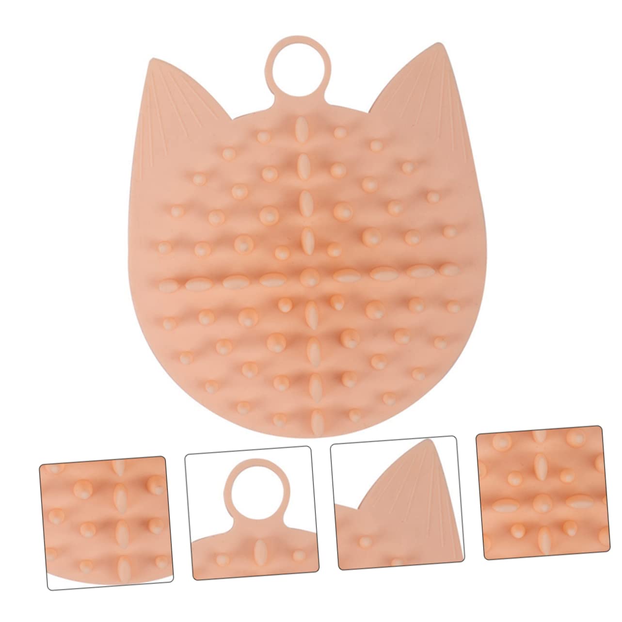 BESTonZON Cat Massage Comb for Matted Fur Self Grooming Defur Comb Deshedding Brush Scratch Board