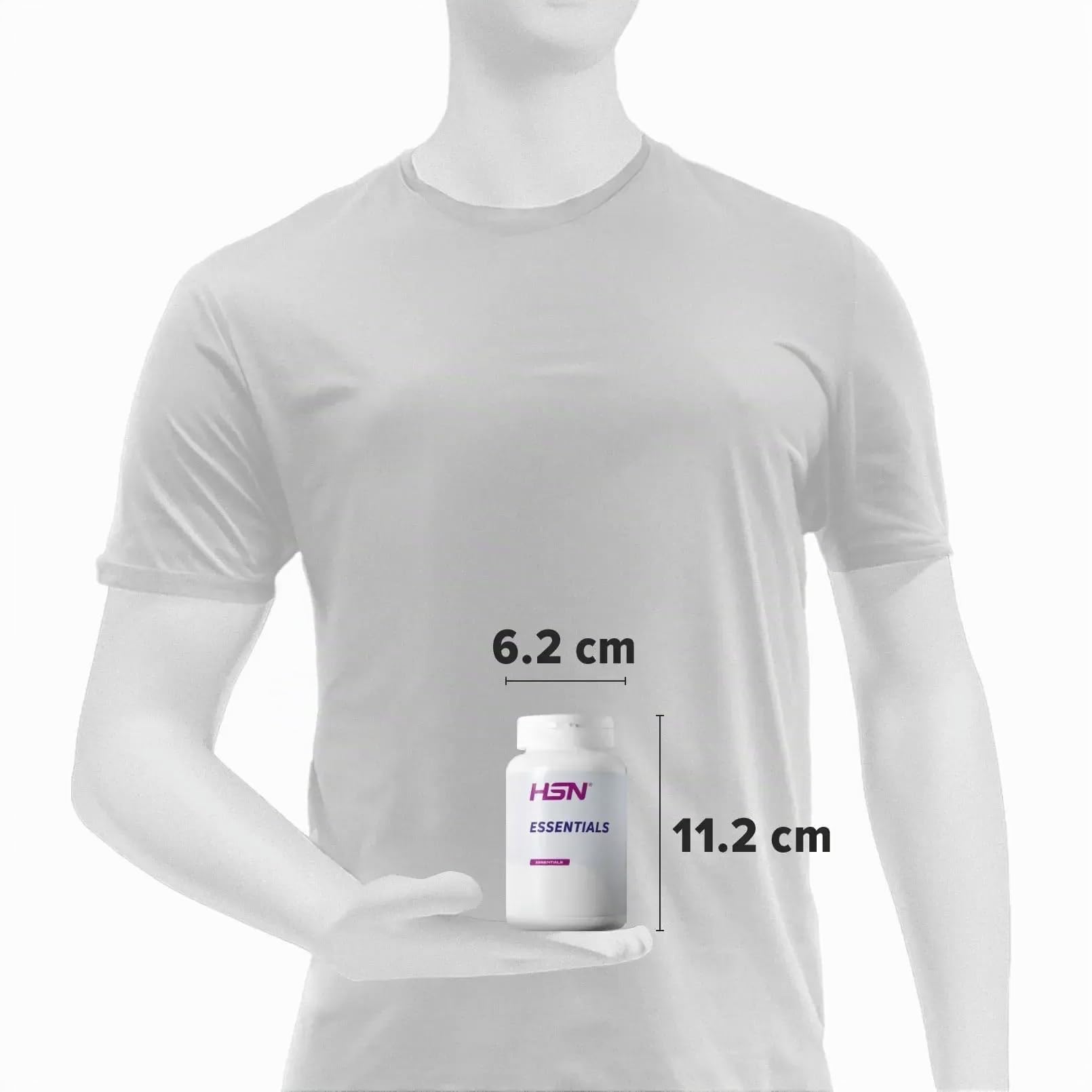 HSN Magnesium Taurat ATA Mg® 850 mg | 120 pflanzliche Kapseln | Magnesium-Acetyltaurinat mit hoher Bioverfügbarkeit | Clean Label – Ohne Zusatzstoffe | Vegan & glutenfrei
