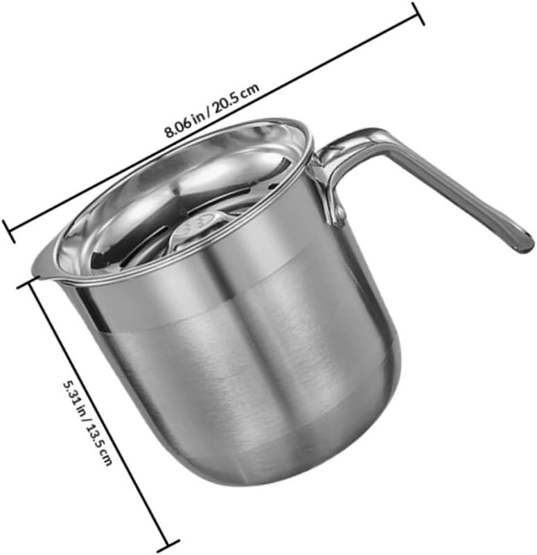 Ciieeo Stainless Steel Egg Yolk Separator with Bucket Non Stick Egg White Divider for Cooking and Baking Kitchen Gadget and Storage