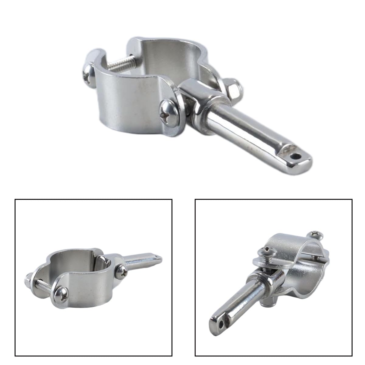 2 Soportes Para Remos De Acero Inoxidable Para Barco, Accesorios Ajustables Para La Mayoría De Remos.
