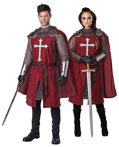 California Costumes Costume de chevalier pour adulte (rouge), L/XL