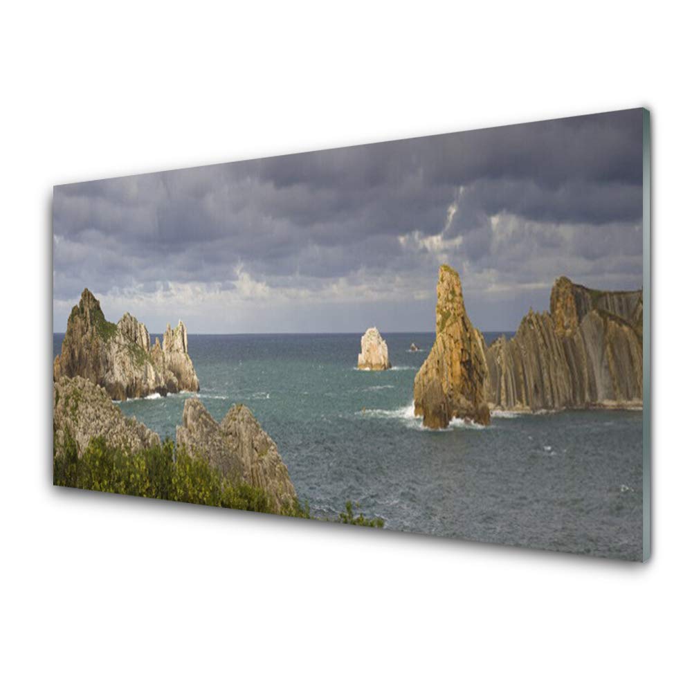 Plastique imprimes tableau decoration deco mural moderne design acrylique 100x50 paysage
