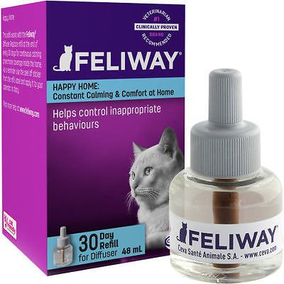 FELIWAY48 ml Refill Only for Diffuser Plug-in Feline Stress Behavior Relief
