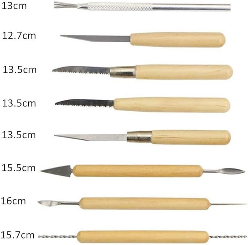 22 Sets of Multi-Purpose Pottery Carving Tools DIY Polymer Clay Repair Clay Tool Carving