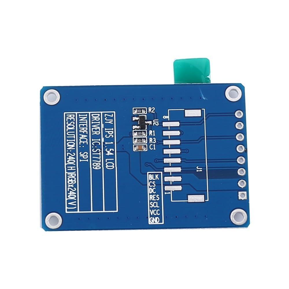 Module d'affichage LCD TFT, module d'affichage TFT-LCD RGB SPI de 1,54 pouce avec pilote ST7789, 240 x 240 pixels, 3,3 V, IPS-LCD
