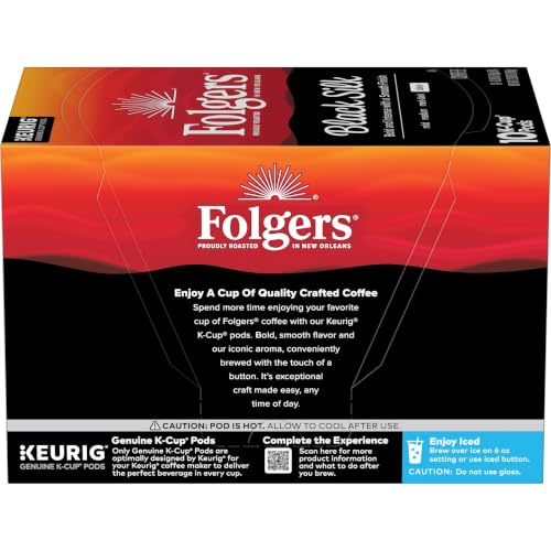 Folgers Black Silk Coffee, Dark Roast, Keurig K-Cup Pods, 60 Count | 6 (10 count) boxes, Dark roast coffee, Compatible with Keurig coffee makers - image 6