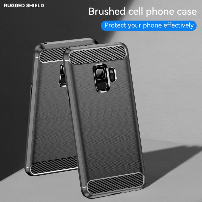 Image of Hybrid Carbon Fiber Back Case for Samsung Galaxy S9 (Black)