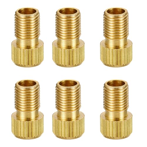 JONbinbkl 6Pcs Bicycles Valves Adapters Adaptors Bicycles Adapters Converts to Schrader Valves Adapters Bicycles Valves Converts