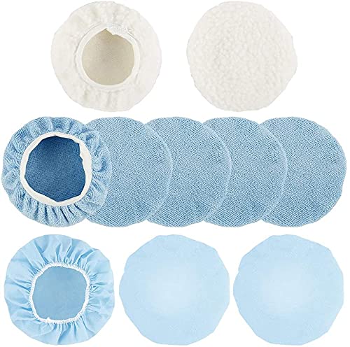 Tampons De Polissage Lot De 10 Tampons Polissage Voiture - Microfibre Et Laine Pour Polisseuse 22-25cm Accessoire Lustrage Voiture Tampons De Polissage Lot De 10 Tampons Polissage Voiture - Microfibre Et Laine Pour Polisseuse 22-25cm Accessoire Lustrage Voiture