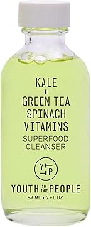 Youth To The People Superfood Cleanser Mini Travel Size – Vegane Gesichtswäsche mit Spinat, Vitaminen C, E + K – nicht trocknender Gel-Schaumreiniger für alle Hauttypen – Clean Beauty (57 ml)