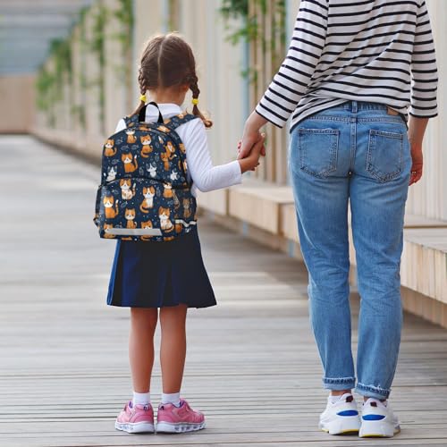 Sac à dos pour tout-petit chat orange qui sécurise les trajets d'école - 2