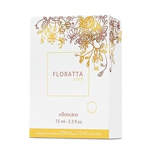 O BOTICARIO – Linha Floratta (Gold) – Colonia Feminina 75 Ml – (Floratta (Gold) Collection – Eau de Cologne For Women 2.5 Fl Oz)