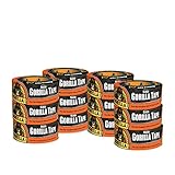 Gorilla Black Duct Tape, 1.88" x 12 yd, Black, (Pack of 12)
