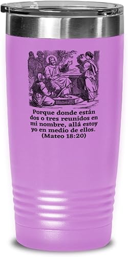 Regalos religiosos para hombres - Santidad y busqueda de la perfección cristiana para matrimonio, aniversario, primera comunión - Vaso de Vino color