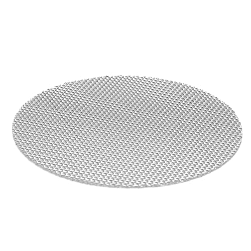 Qukaim Filtro de disco para máquina de café, accesorio espumador de leche de acero inoxidable 316, pantalla de filtro de café lavable, finura de filtro de 50 μm, 53,5 mm, repuesto compatible para Bofu