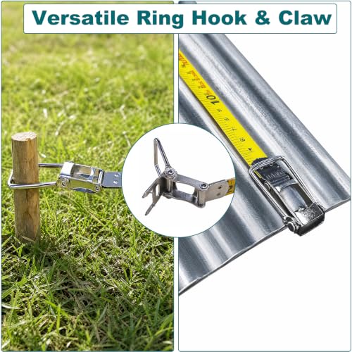 Image of TOTAL 20m Fibreglass Measuring Tape, Metric & Inch, 3:1 Fast Rewind,