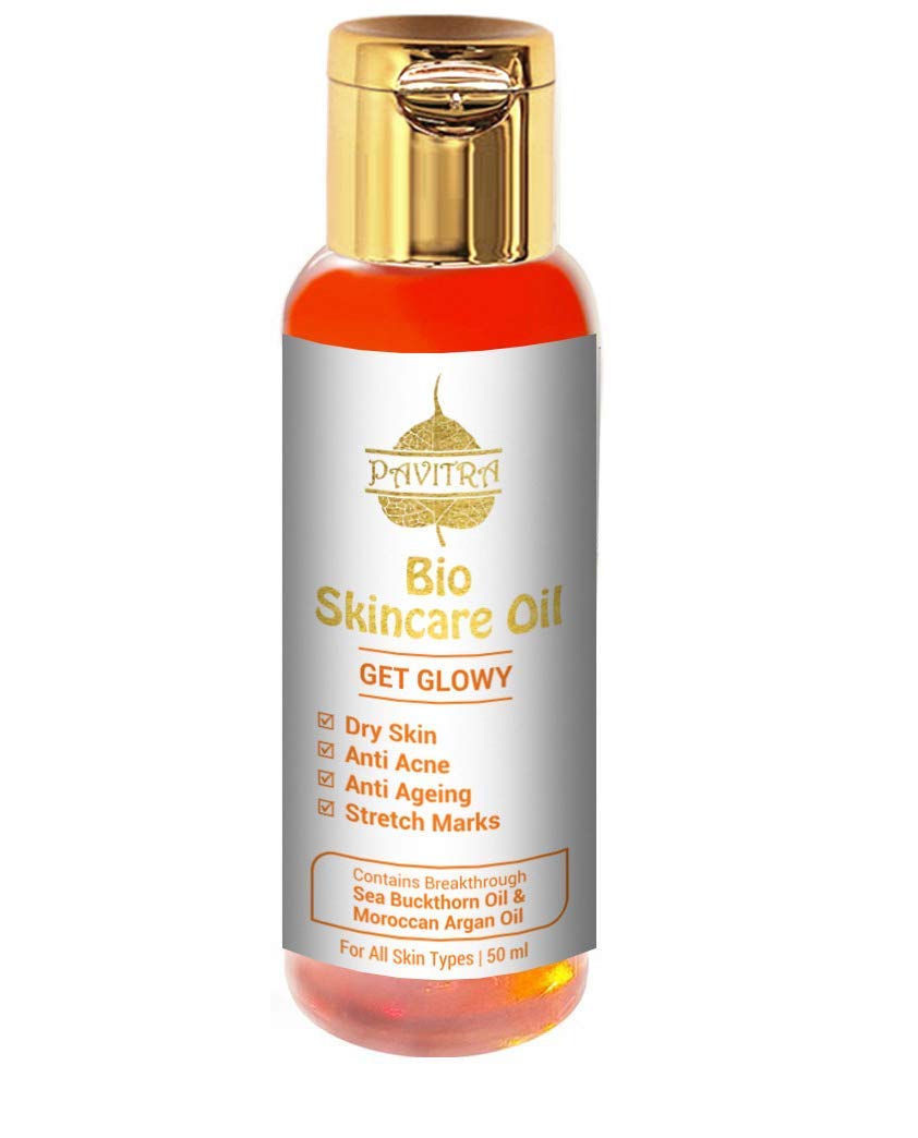 Pavitra Bio Skincare Oil for Pregnancy Stretch Marks with Argan Oil Saffron and Vitamin E