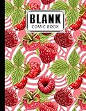 sonja blankenburg  Blank Comic Book: Premium Raspberry Cover Blank Comic Book, Create Your Own Story, Journal, Notebook, Sketchbook for Kids and Adults, 120 Pages - Size 8.5\
