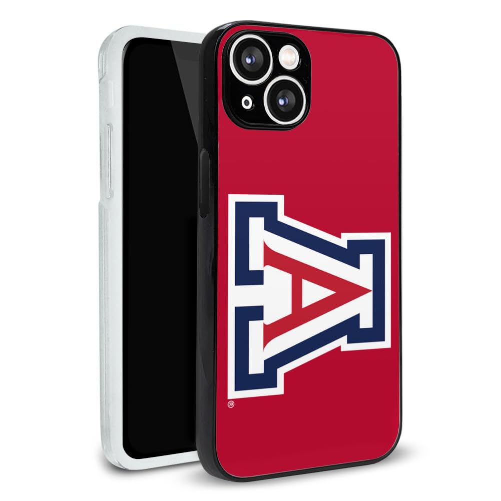 University of Arizona Wildcats Protective Slim Fit Plastic Bumper Case Fits Apple iPhone 15
