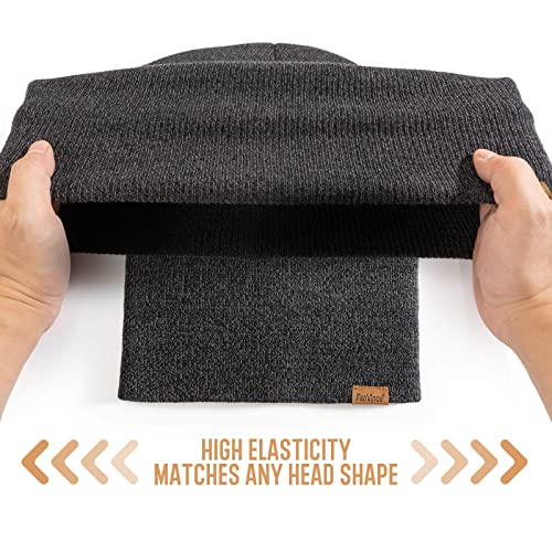 Image of Beanie for Men Winter Thermal Cuffed Knit Hat Warm Gifts Womens Beanies