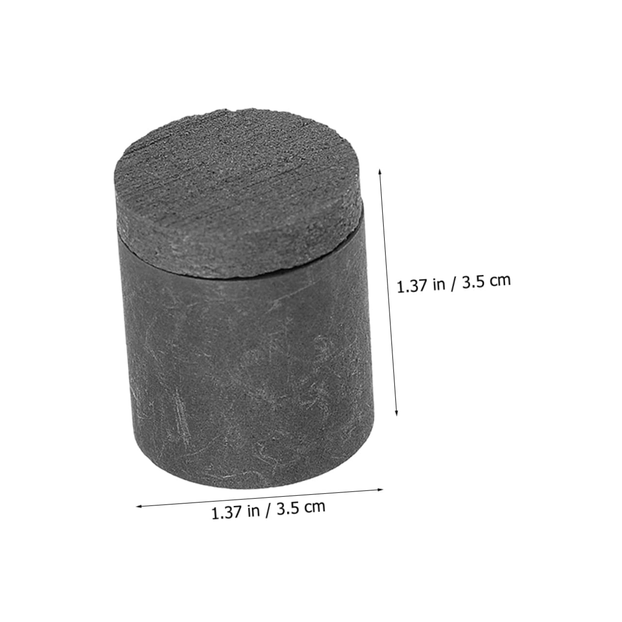 CORHAD High Temperature Graphite Crucible with Lid for Metal Melting Smelting Tool for Platinum Casting Compact Foundry Furnace Kit