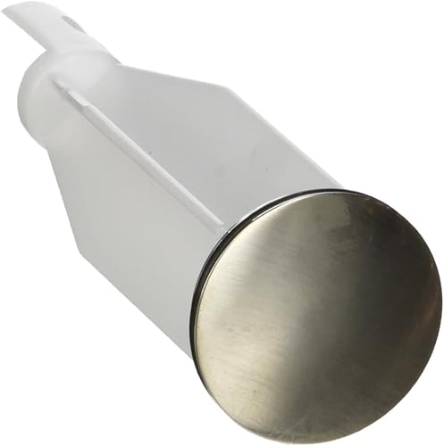 American Standard 066116-2950A Conjunto de tapón de drenaje de metal, níquel satinado de níquel satinado, 1.25 x 1.20 x 4.15 pulgadas