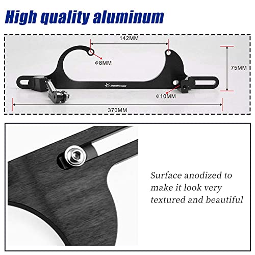 Ryanstar Throttle Cable Bracket 4150 4160 Series Throttle Brackets Billet Adjustable Aluminum Black #TOP4