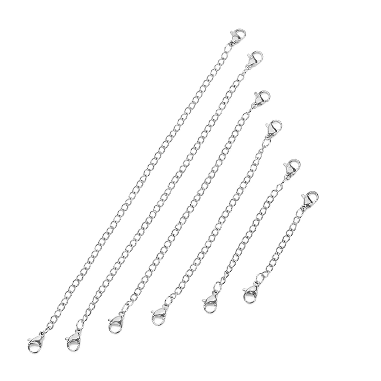 Doe-het-zelf Schakelketting, Halskettingen Met 20 Karabijnsluitingen En 30 Ringen Voor Sieraden 1 5 Mm