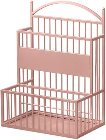 Umbrella Holder Bin Metal Umbrella Stand With Drip Tray Umbrella Holder Storage Rack Storage Bucket For Home Hotel Office Cafe Entrance Canes Walking Sticks Holder  Color Rose Gold , Size 36*25*6