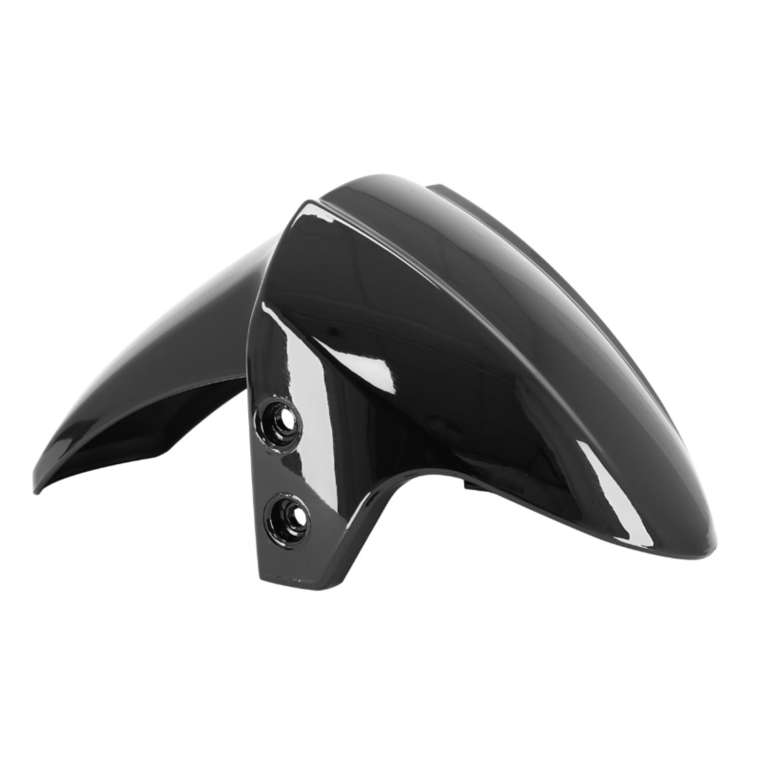 Parafango anteriore per scooter compatibile SYM 50-125 Orbit II 2T-4T, nero lucido -P2R-