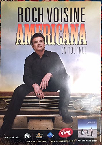 Affiche Roch Voisine Americana 40x60 cm pour habiller un mur vide