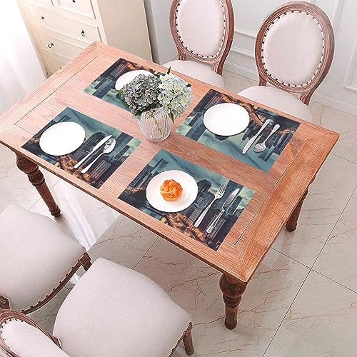 Sets de table lavables pour maison cuisine et salle à manger