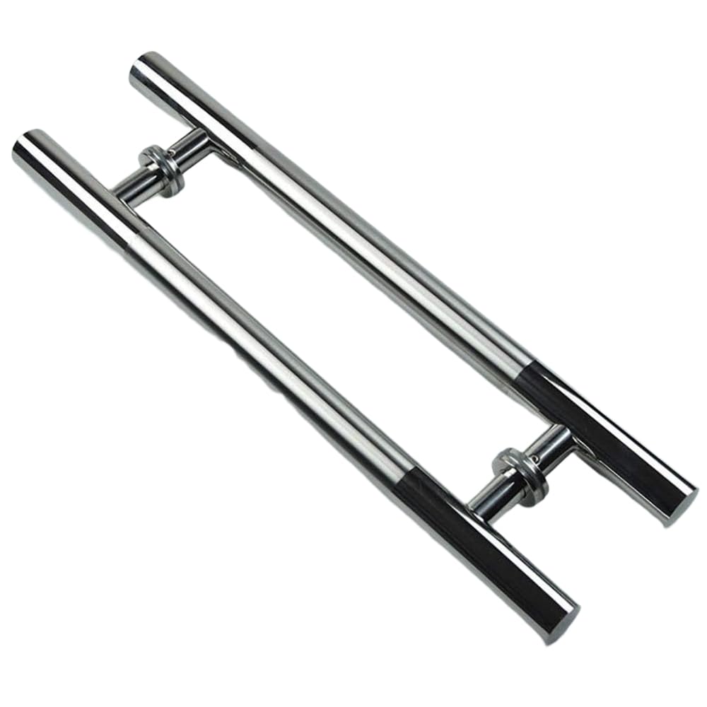 CWCQGH Door Handle Door, Stainless Steel Handle/Glass Door Wooden Door Handle/Shower Room Door Push-Pull Handle Suitable for Home, Hotel, Office, Shop,1200X900Mm
