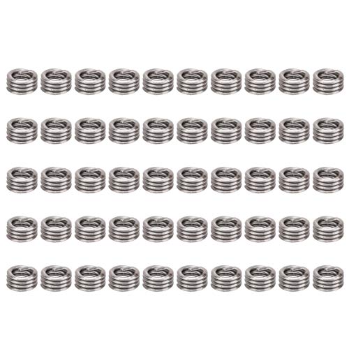 50 PCS 5?40�X�e�����X�|�̎��̏C���C���T�[�g�A���C���[�C���T�[�g�L�b�g�A�q�󎩓��ԃR���|�[�l���g�p�C���`�X���b�h�R���o�[�^�[ (1D)