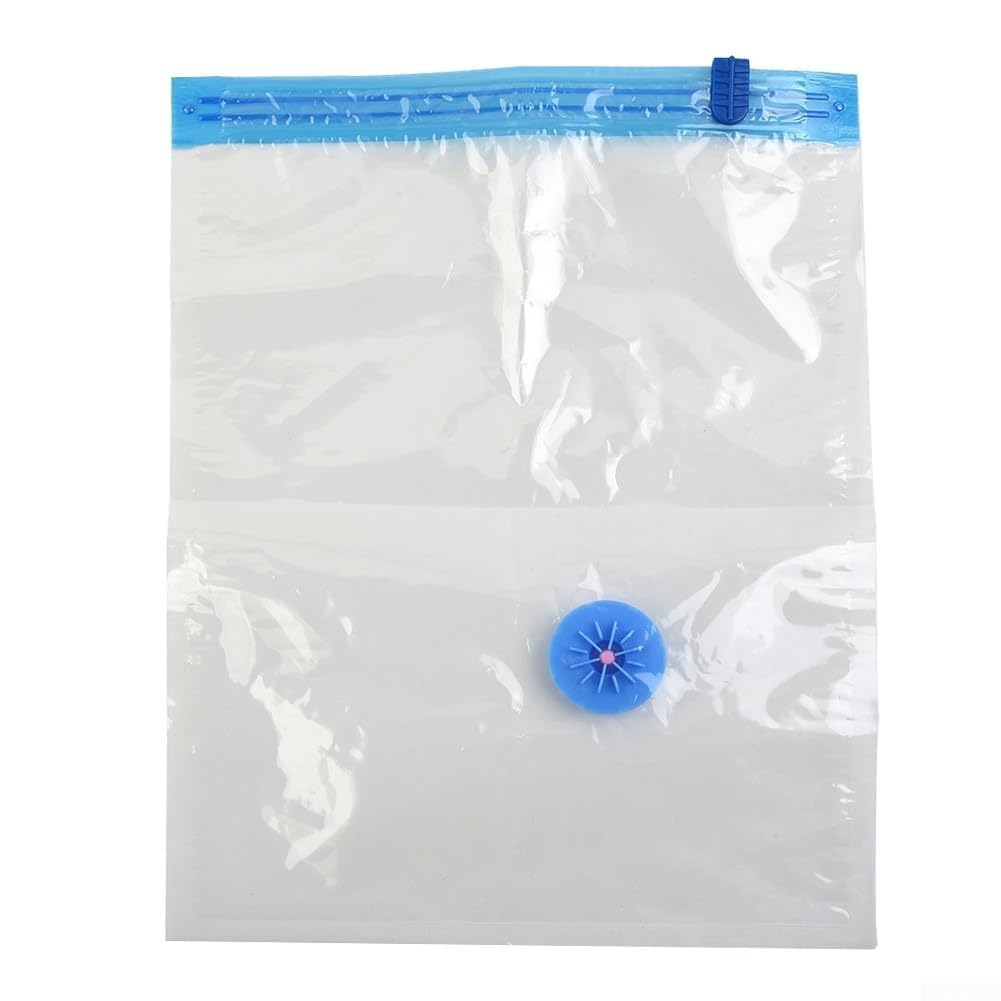 10 Stück Kleine Vakuumbeutel für Kleidung Wiederverwendbare Kleidungs Aufbewahrungsbeutel Vakuumbeutel, mit Dicht und Platzsparende Reisebeutel, für Kleidung, Bettdecken, Bettwäsche usw(100x120cm)