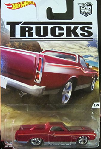 Hot Wheels 2016 Car Culture Trucks Limited Edition Real Riders Metal/Metal '72 Ford Ranchero 2/5